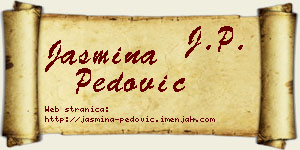 Jasmina Pedović vizit kartica
